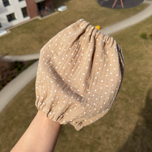 Muslino medvilnės snoodas