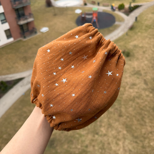 Muslino medvilnės snoodas